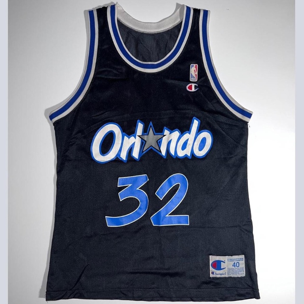 Shaquille O’Neal Orlando Magic Vintage Champion Jersey Size 40 Adult Mens Womens